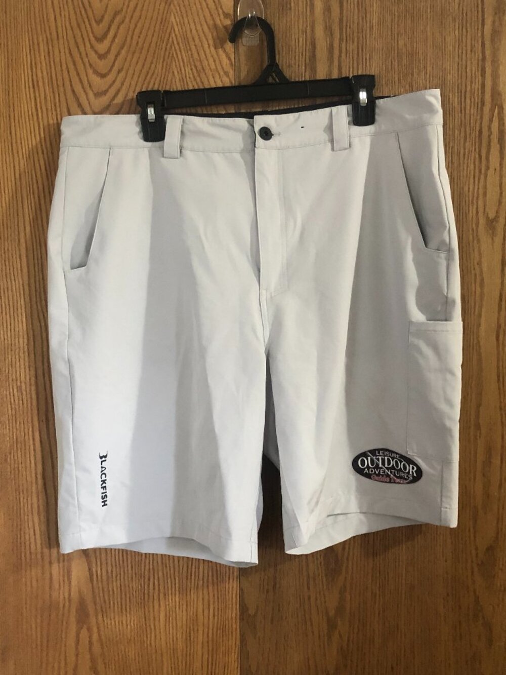 Blackfish Gear Men's Size 38 Light Gray Performance Fishing Shorts Golf Outdoor